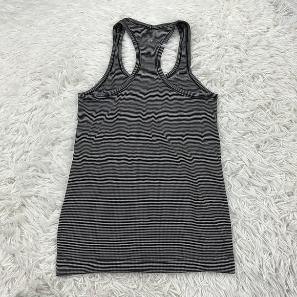 Lululemon Swiftly Tech Tank Hyper Stripe Black White - Picture 4 of 5